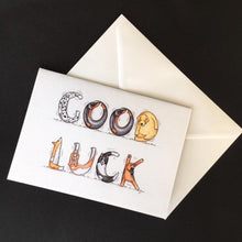Load image into Gallery viewer, Dog Good Luck Card