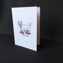 Load image into Gallery viewer, Westie Dog Card - &quot;Baffies&quot;