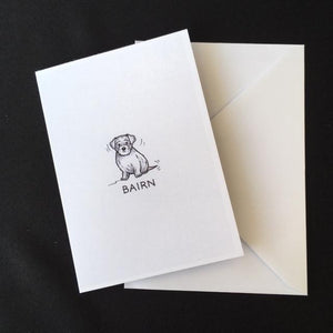 Westie Dog Card - "Bairn"