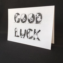 Load image into Gallery viewer, Panda Good Luck Card