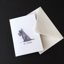 Load image into Gallery viewer, Scottie Dog Card - &quot;Si&#39; Doon&quot;