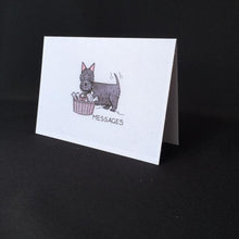 Load image into Gallery viewer, Scottie Dog Card - &quot;Messages&quot;