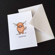 Load image into Gallery viewer, Highland Cow Card - &quot;Couthy&quot;
