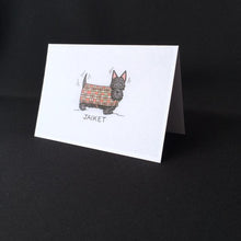 Load image into Gallery viewer, Scottie Dog Card - &quot;Jaiket&quot;
