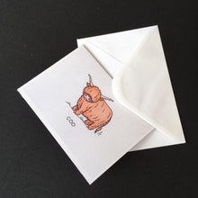 Load image into Gallery viewer, Highland Cow Card - &quot;Coo&quot;