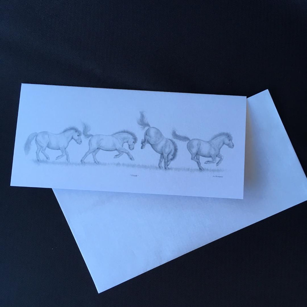 Shetland Pony Card - 