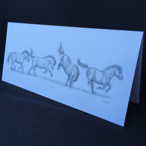 Shetland Pony Card - "Yippee!"