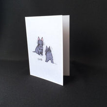 Load image into Gallery viewer, Scottie Dog Card - &quot;Gab&quot;