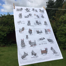 Load image into Gallery viewer, Scottie Dog Tea Towel