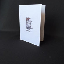 Load image into Gallery viewer, Westie Dog Card - &quot;Bunnet&quot;