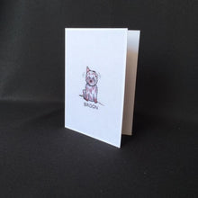 Load image into Gallery viewer, Westie Dog Card - &quot;Broon&quot;