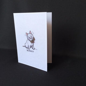 Westie Dog Card - "Bonny"
