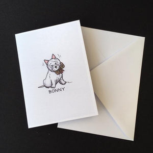 Westie Dog Card - "Bonny"