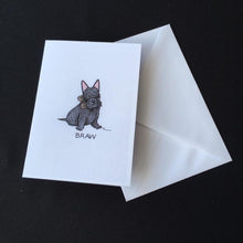 Load image into Gallery viewer, Scottie Dog Card - &quot;Braw&quot;