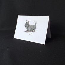Load image into Gallery viewer, Scottie Dog Card - &quot;Bits&quot;