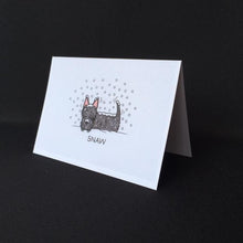 Load image into Gallery viewer, Scottie Dog Card - &quot;Snaw&quot;
