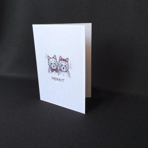 Westie Dog Card - "Merrit"