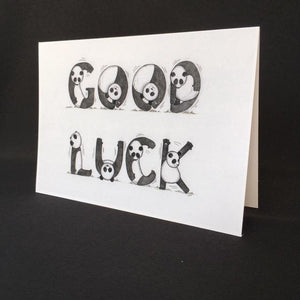 Panda Good Luck Card