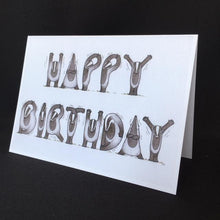 Load image into Gallery viewer, Badger Happy Birthday Card